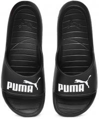 puma black sliders