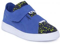 Puma Blue Suede Sneakers girls