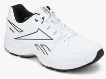 reebok white sports shoes