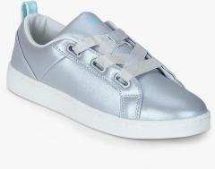 United Colors Of Benetton Silver Casual Sneakers women