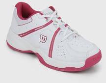 Wilson Envy Junior White Tennis Shoes boys