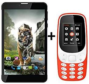 IKALL Combo of N5 7 inch, 2GB, 8GB, Wi Fi and 3G Tablet with K3310 Dual Sim Mobile Phone