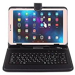 Ikall N1 Tablet with Keyboard, Gold