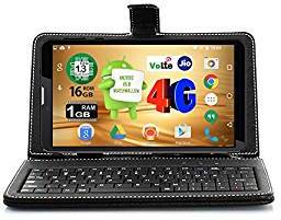 IKALL N4 4G Volte Calling Tablet With Keyboard Black