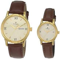 Analog Gold Dial Unisex's Watch NL15802490YL05/NR15802490YL05P