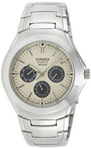Casio Enticer Beige Dial Men's Watch MTP 1247D 9AVDF
