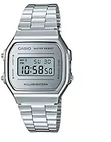 Casio Vintage Series Digital Silver Dial Unisex Watch A168WEM 7DF D161