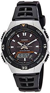 Casio Youth World time Analog digital Black Dial Men's Watch AQ S800W 1EVDF