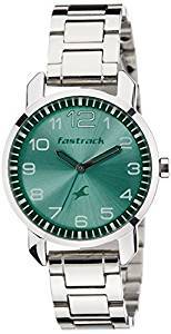 Fastrack Analog Green Dial Women's Watch 6111SM02