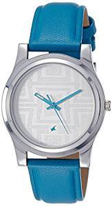 Fastrack Analog Silver Dial Women's Watch 6046SL04
