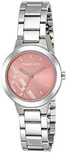 Fastrack Analogue Pink Dial Watch for Women 6150SM04