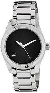 Fastrack His & Hers Upgrades Analog Black Dial Unisex Watch 6057SM03