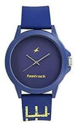 Fastrack Tees Analog Blue Dial Unisex Adult Watch 38024PP22