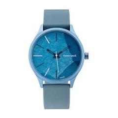 Fastrack Unisex Silicone Blue Dial Analog Watch 68031Ap05, Band Color Blue