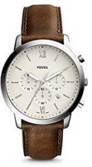 Fossil Analog Off White Dial Men's Watch FS5380