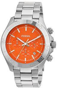 Fossil Retro Traveler Analog Orange Dial Unisex Watch CH2868 Price in ...