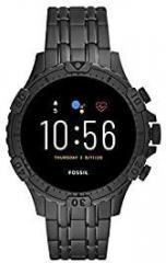 Fossil Gen 5 46mm, black Garrett Stainless steel Touchscreen Men's Smartwatch with Speaker, Heart Rate, GPS, Music storage and Smartphone Notifications FTW4038