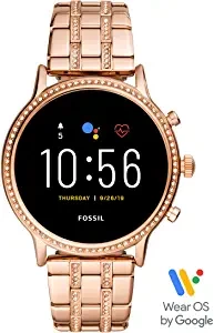 Fossil Gen 5 Julianna Stainless Steel Touchscreen Smartwatch with Speaker, Heart Rate, GPS and Smartphone Notifications FTW6035