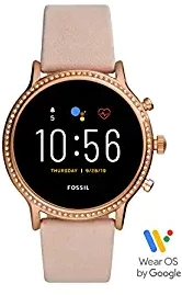 Fossil Gen 5 Julianna Touchscreen Smartwatch with Speaker, Heart Rate, GPS and Smartphone Notifications FTW6054