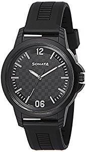 Sonata Analog Black Dial Men's Watch 7119PP02J