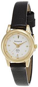 Sonata Analog Gold Dial Women's Watch ND8925YL01CJ