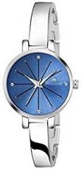 SWISSTONE Analogue Women's Watch Blue Dial Silver Colored Strap