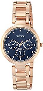 Timex Analog Blue Dial Women's Watch TW000X215