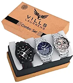 Analogue Multicolor Dial Combo Of 3 Men's & Boy's Watch Vl 1111 1112 1113